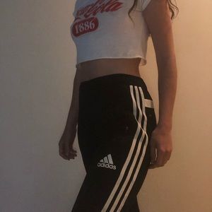 Adidas Black Track Pants- GREAT condition